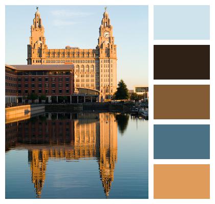 Waterfront Liverpool Royal Liver Building Image